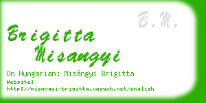 brigitta misangyi business card