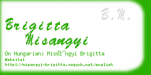 brigitta misangyi business card